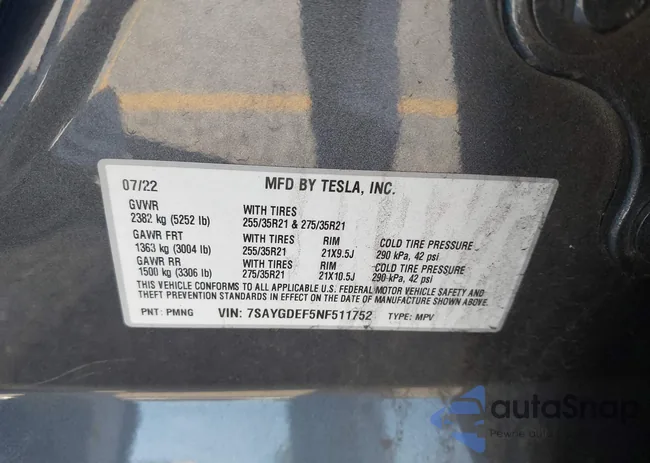 7SAYGDEF5NF511752: 44628621