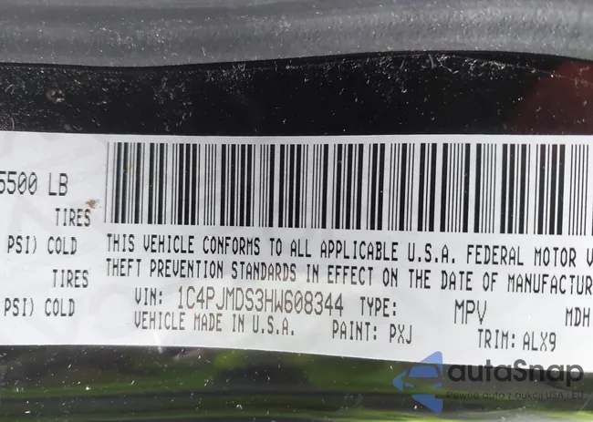 1C4PJMDS3HW608344: 44628855