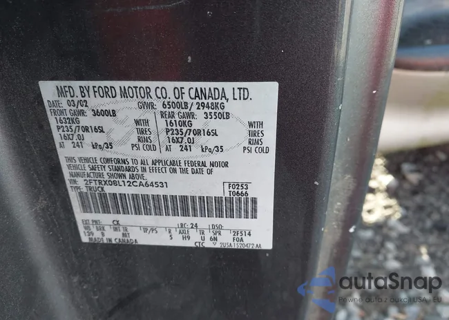 2FTRX08L12CA64531: 44628861