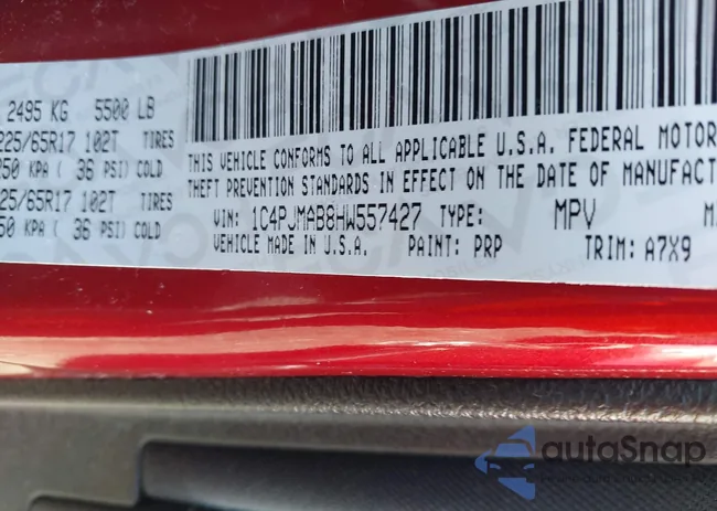 1C4PJMAB8HW557427: 44629801