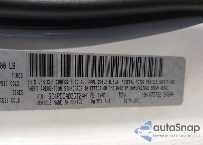 3C4PDCAB3GT240175: 44629226