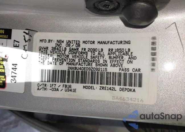 1NXBU40E09Z092115: 44630561