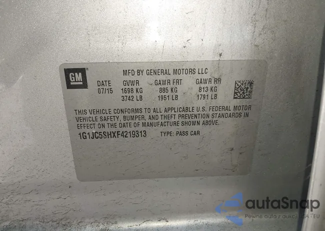 1G1JC5SHXF4219313: 44630721