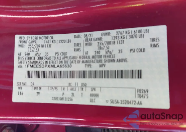 1FMEE5DPXMLA65630: 44630886