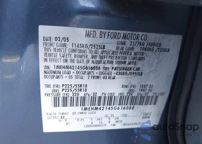 1MEHM42145G616088: 44630183