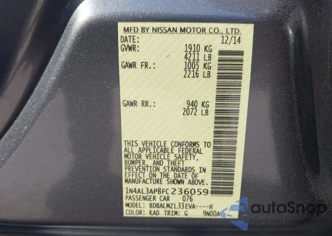 1N4AL3AP8FC236059: 44630213