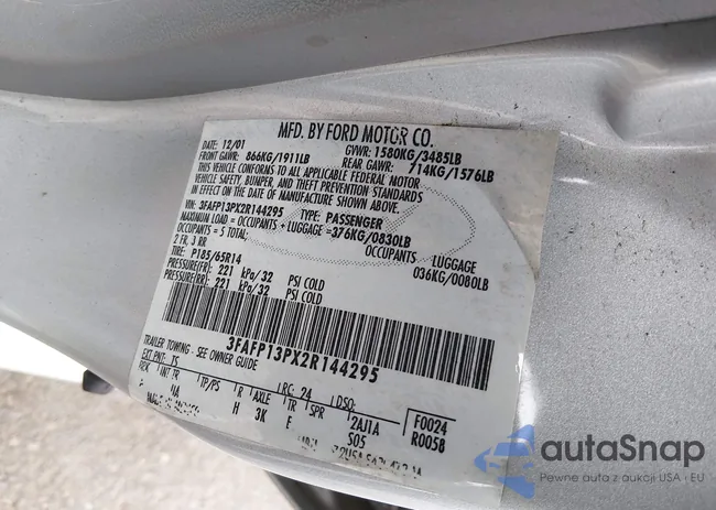 3FAFP13PX2R144295: 44631636