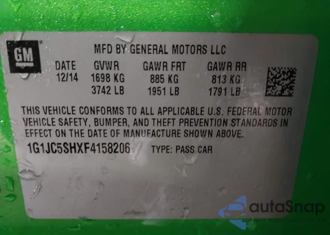 1G1JC5SHXF4158206: 44632453