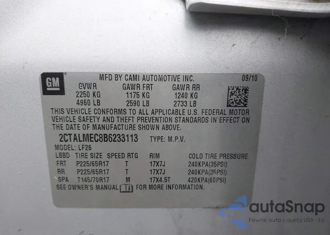 2CTALMEC8B6233113: 44632629