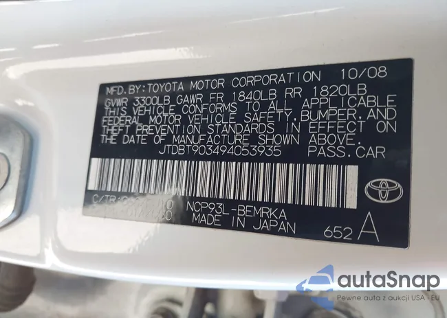 JTDBT903494053935: 44632632