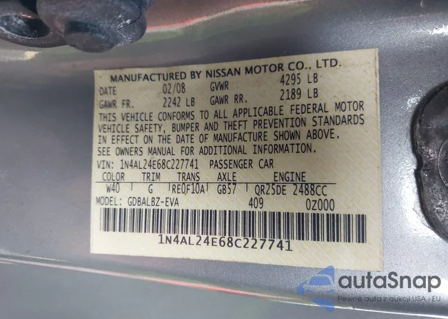 1N4AL24E68C227741: 44632317