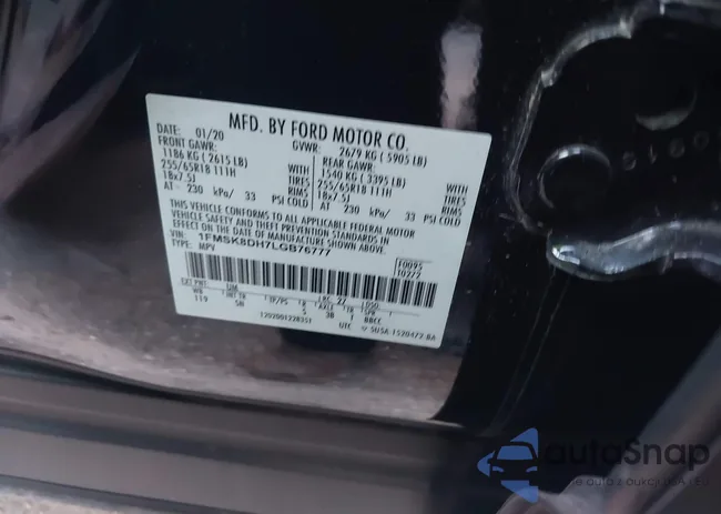 1FMSK8DH7LGB76777: 44632325