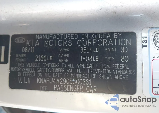 KNAFU4A29C5500331: 44633618