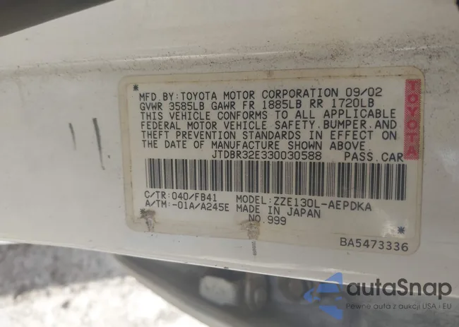 JTDBR32E330030588: 44633853