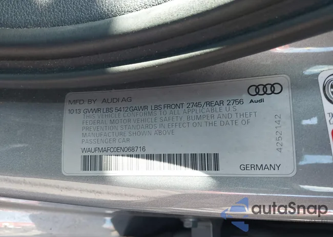 WAUFMAFC0EN068716: 44633141