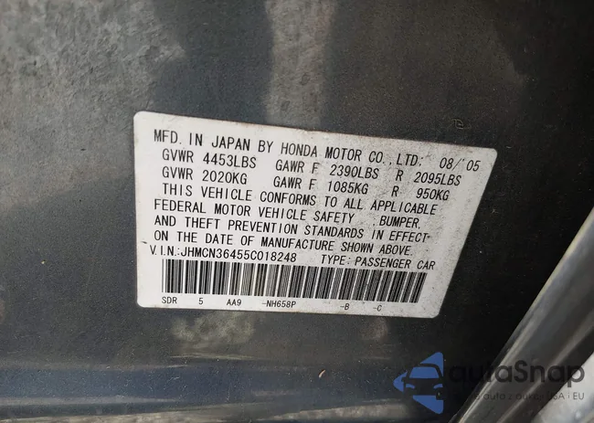 JHMCN36455C018248: 44633353