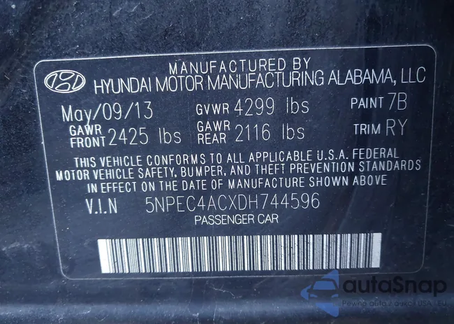 5NPEC4ACXDH744596: 44634473