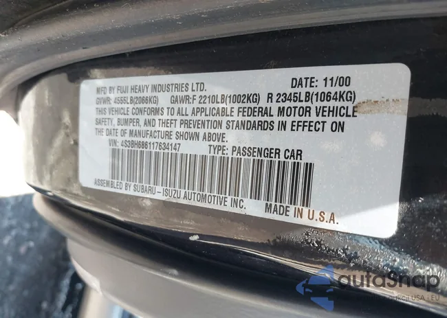 4S3BH686117634147: 44634851