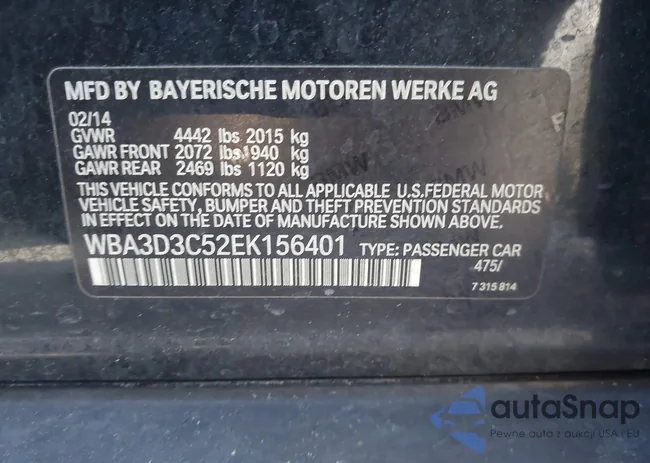 WBA3D3C52EK156401: 44636452