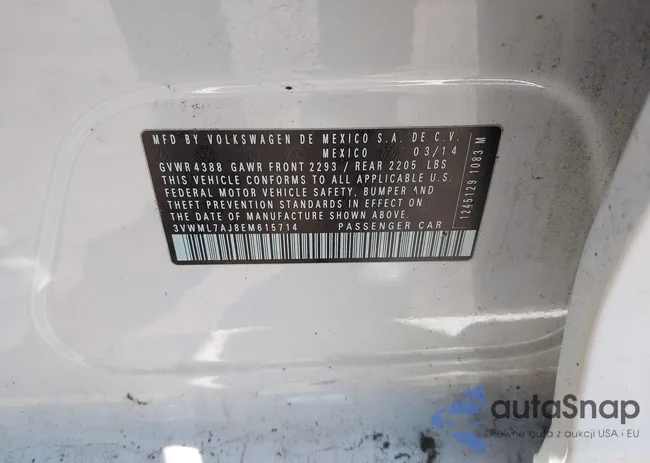 3VWML7AJ8EM615714: 44636742