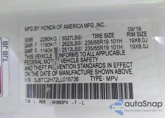 5J8TC2H72LL016738: 44636766