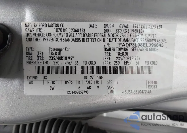 1FADP3L98EL396845: 44636048