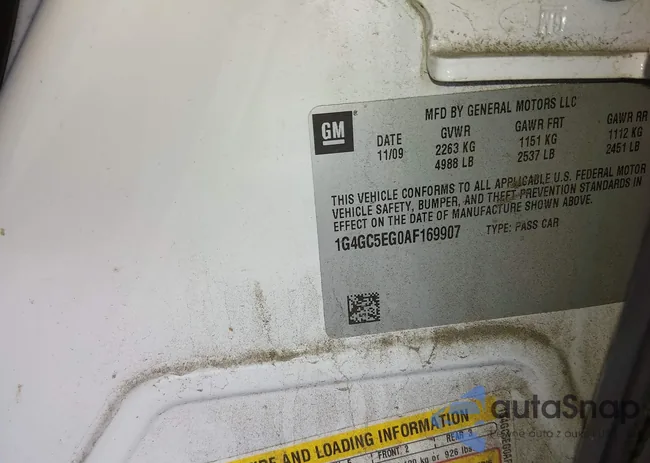 1G4GC5EG0AF169907: 44636194