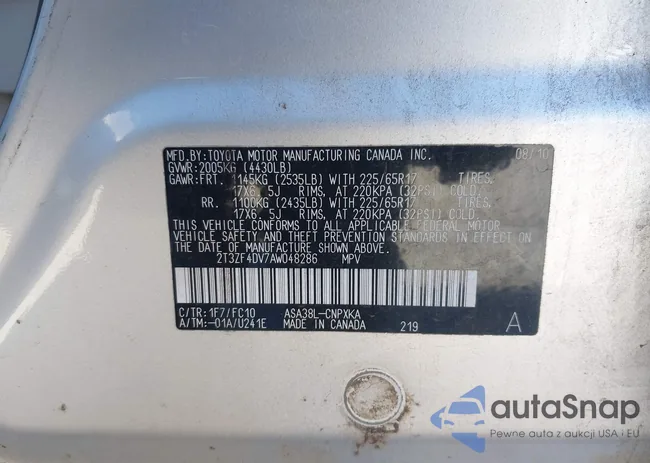 2T3ZF4DV7AW048286: 44637233