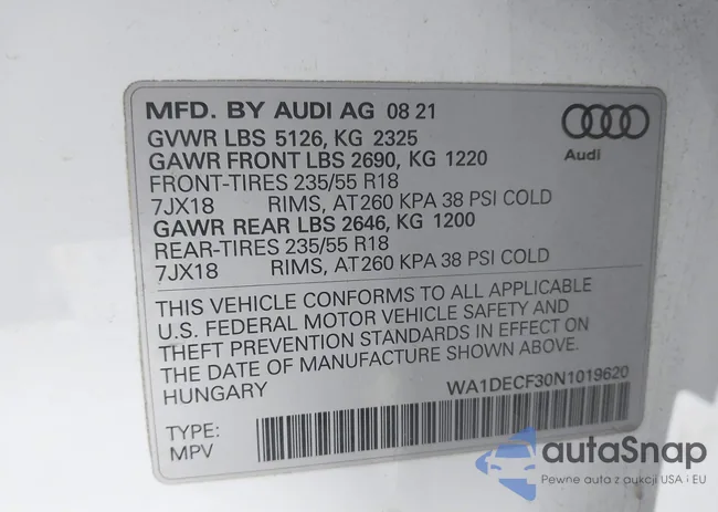 WA1DECF30N1019620: 44638808