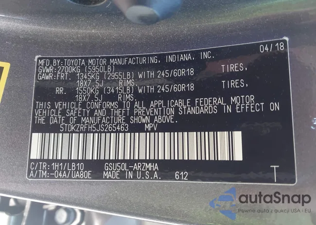 5TDKZRFH5JS265463: 44638948