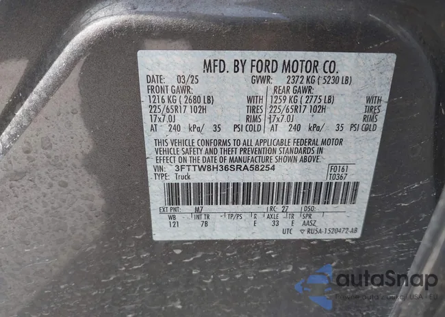 3FTTW8H36SRA58254: 44639064