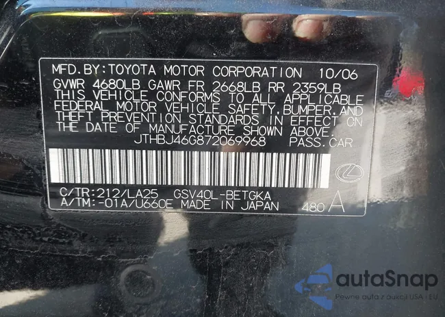 JTHBJ46G872069968: 44641723