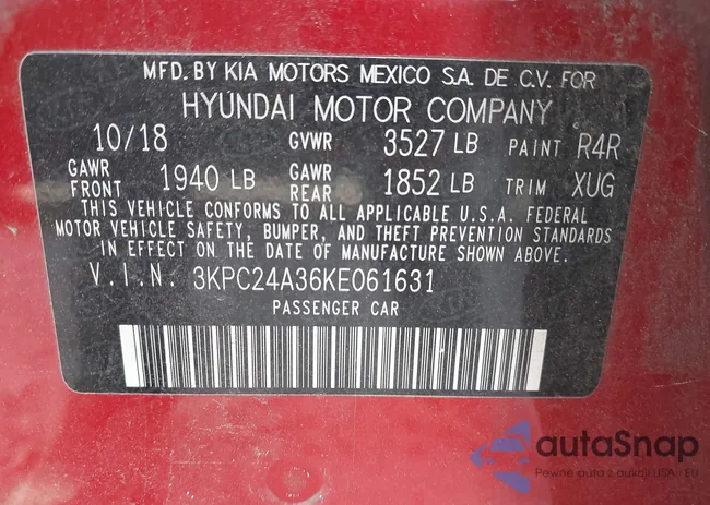 3KPC24A36KE061631: 44641741