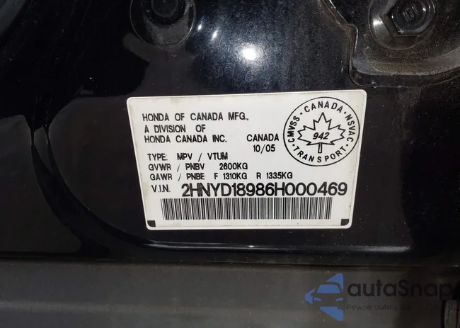 2HNYD18986H000469: 44642623