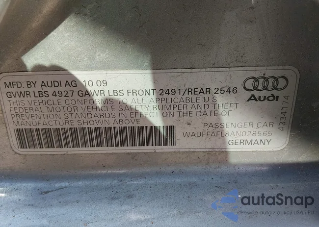 WAUFFAFL8AN028565: 44642694