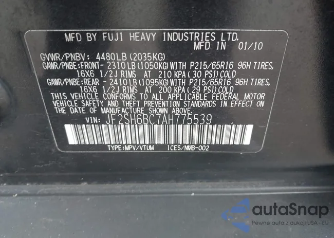 JF2SH6BC7AH775539: 44643584