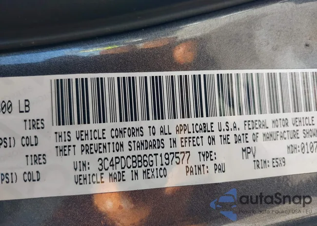 3C4PDCBB6GT197577: 44643829
