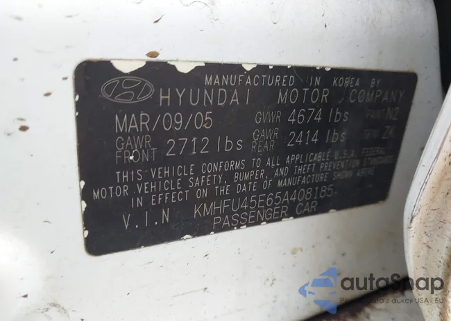 KMHFU45E65A408185: 44643914