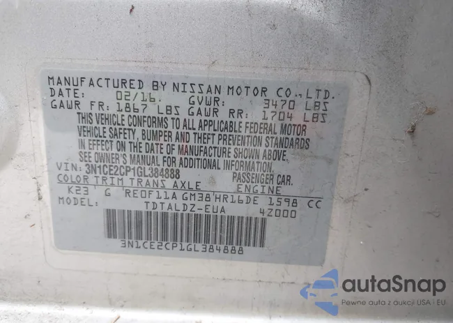 3N1CE2CP1GL384888: 44643980