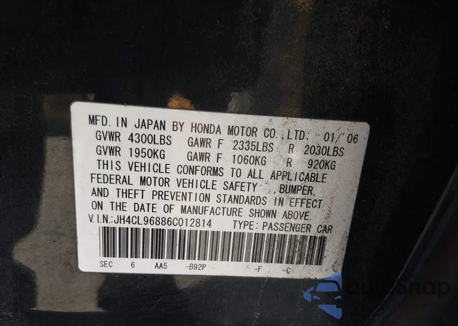 JH4CL96886C012814: 44644701