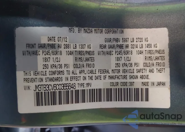 JM3TB3CV6C0365648: 44644269