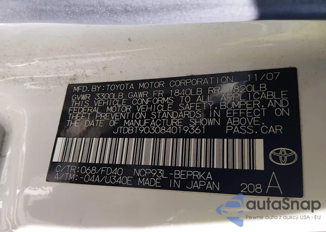 JTDBT903084019361: 44645870