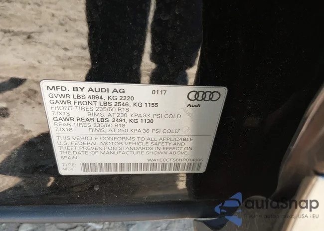 WA1ECCFS6HR014395: 44645042