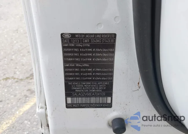 SALAG2V68EA704109: 44646685