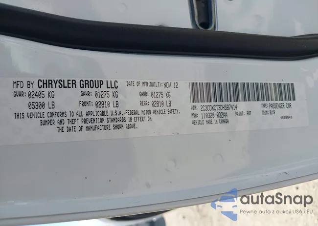 2C3CDXCT3DH587414: 44646003