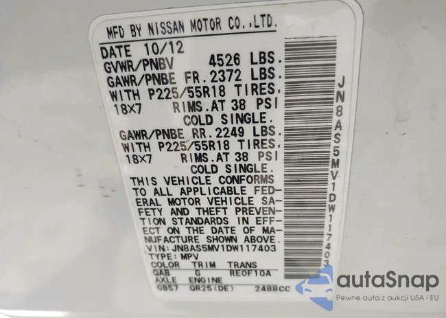 JN8AS5MV1DW117403: 44646021