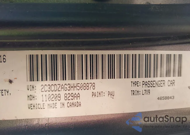 2C3CDZAG3HH508878: 44646090