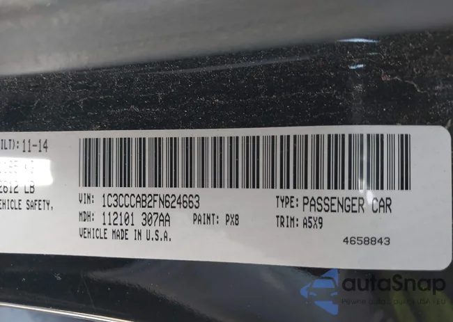 1C3CCCAB2FN624663: 44646277