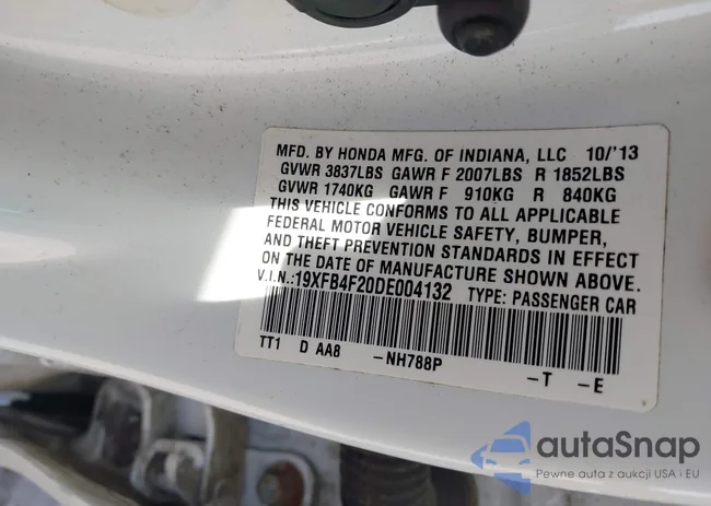 19XFB4F20DE004132: 44647464