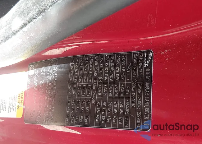 SADFT2GX0K1Z63188: 44647955